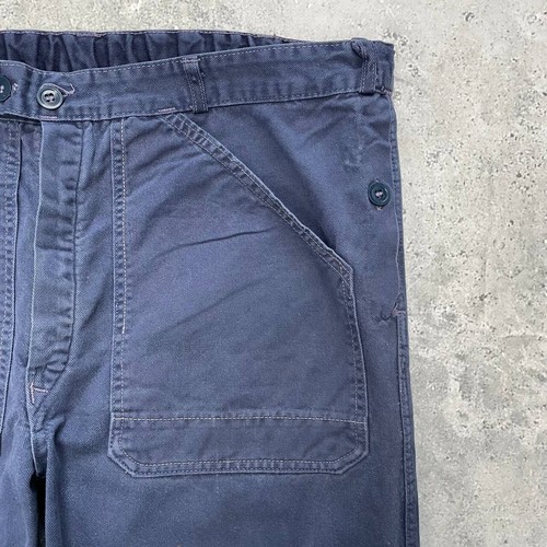 Pantalones Sanfor alemanes de trabajo vintage años 80 azul desteñido talla 52 - Imagen 5 de 24