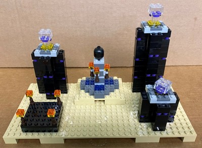 lego minecraft diorama