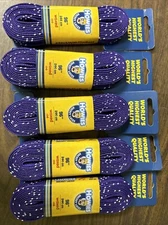 Howies Hockey Tape Premium Skate Laces Waxed 96” Purple Lot Of 5 Pairs NEW