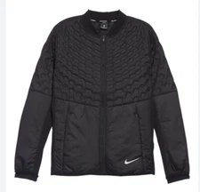 MENS NIKE AEROLOFT 800-FILL GOOSE DOWN RUNNING JACKET BLACK 928505-010 sz XL