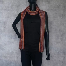Cejon Shawl, Scarf, Wrap - A Fashion Accessory - Red/Maroon/Purple/Orange/Silver