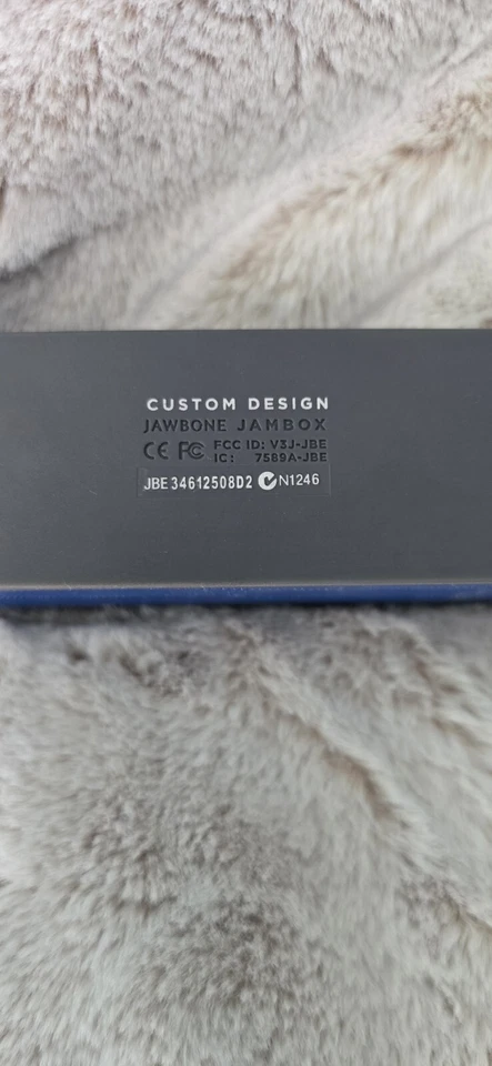 Mini Altavoz Bluetooth Portátil Jawbone Jambox SOLO PARA PIEZA O REPARACIÓN Azul/Gris Foto 3 de 4