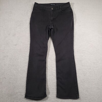 Riders by Lee Jeans Womens Black Mid-Rise Bootcut