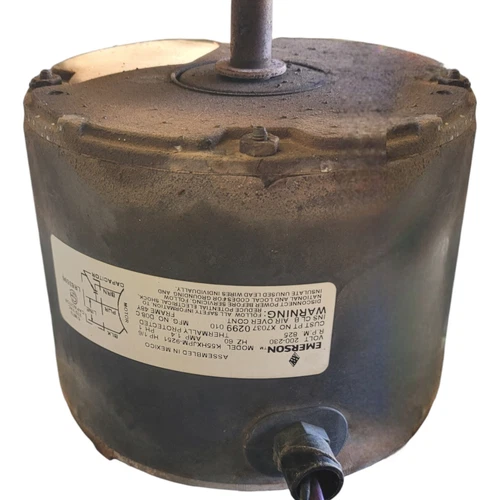Emerson FAN MOTOR K55HXJPM-9251 X70370299010 1/6 HP 200/230V 825 RPM used 