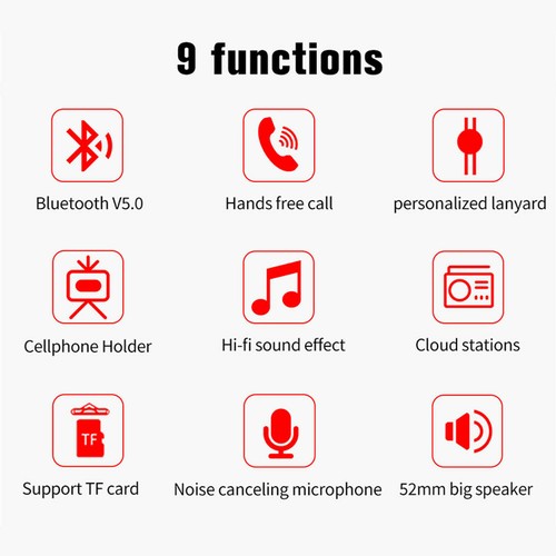 Mini Bluetooth Speaker Wireless Stereo Super Bass Portable Subwoofer TF/FM Radio - Picture 12 of 16