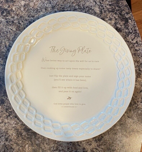 CLEARANCE Mary & Martha Giving Plate - Easter, Valentines J8300 scriptures