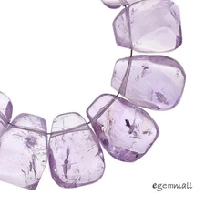 10 Lavender Ametrine Free Form Freeform Beads ap.15x19mm #55152