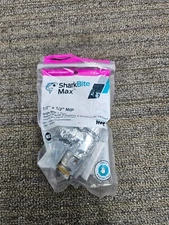 (QTY 2) SharkBite Max 1/2 x 1/2 Inch MIP Angle Stop Valve UR24946 Push Connect