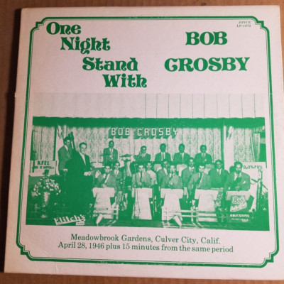 33RPM Joyce Bob Crosby - One Night Stand with, Meadowbrook, Culver City, EE-