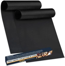 Meegoo Oven Liners for Bottom of Oven, 2 Pack Large Thick Heavy Duty Non-Stick 