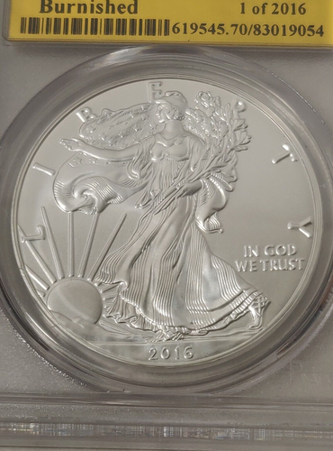 2016-W BURNISHED AMERICAN SILVER EAGLE 30TH ANNIVERSARY NGC SP 70 FIRST STRIKE - Picture 6 of 8