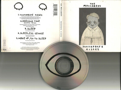 MACCABEES Toothpaste & kisses ACOUSTIC & 3 UNRELEASED & POSTER CD single NUMBERD