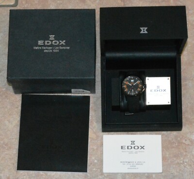 EDOX Men's 42mm Rally Timer Big Date 64008-37N-NOR Stainless Steel