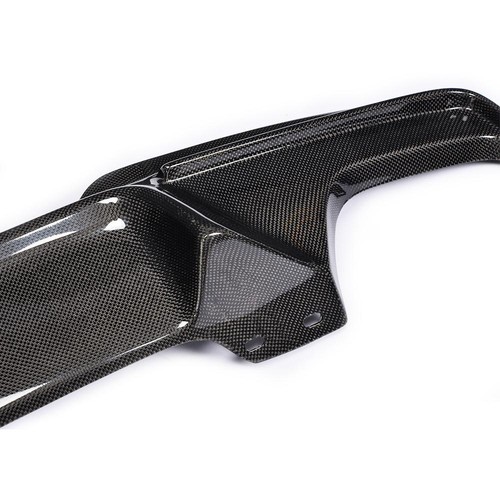 REAL CARBON Rear Bumper Diffuser Fit for BMW F10 528i 530i 550i M-Sport 2012-16 - Picture 12 of 14