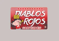 CLUB TOLUCA , FUTBOL , 2 pc credit card skin & DEBIT CARD,TROLLEY & GYM