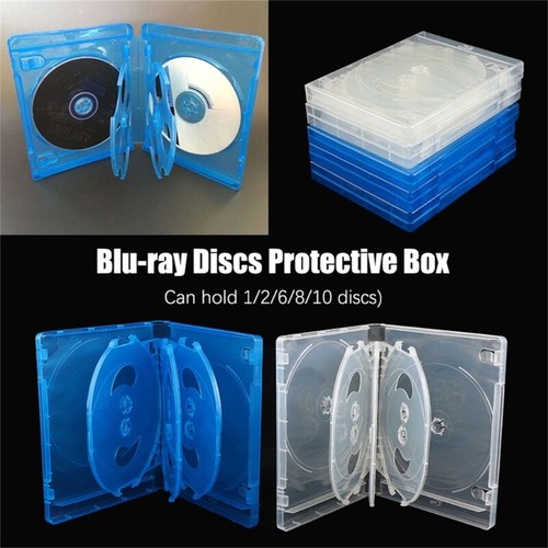 10 DVD Jewelry Case with Assembled Clear Tray Standard Empty Clear Replacement - Picture 2 of 10