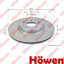 Fits Doblo Tipo 147 156 Combo + Other Models Brake Disc Front Rear Howen #1