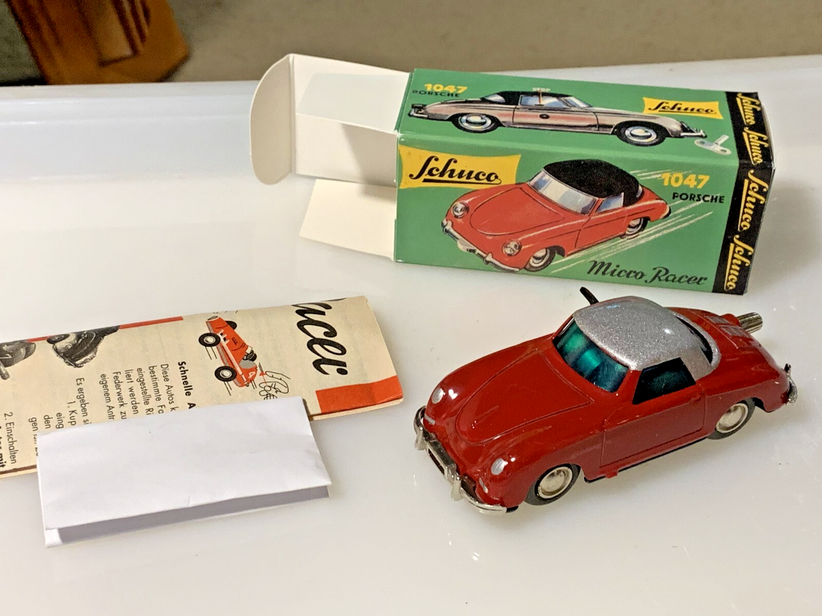 Vintage Schuco Micro Racer Porsche 356 Model 1047 Made in
