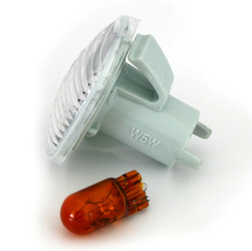 Seitenblinker Set in Weiss für Audi A3 A4 A8 + Skoda + Seat weiße Blinker - Bild 2 von 4