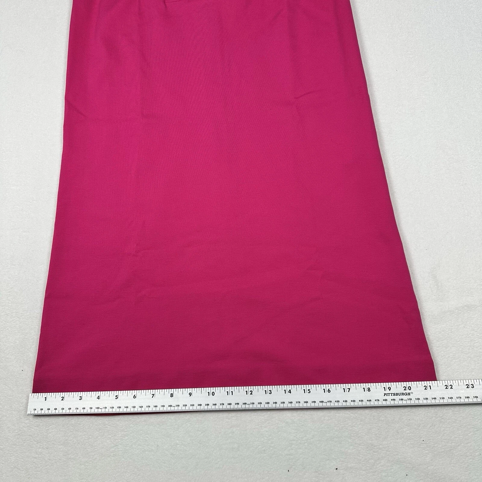 Abito donna Kate Spade rosa senza maniche scollo a V linea A taglia 4 nuovo senza etichette