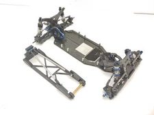 Team Associated B6.2 Carbon Fiber DRAG CAR Roller Slider Chassis w/ Powerstroke