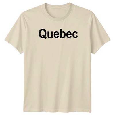 Quebec T-Shirt Kanada Flagge Reise Geschenk für Sie und Ihn