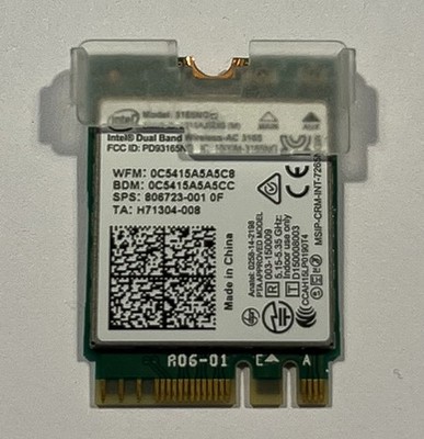 Wlan W-Lan WiFi Karte Board Modul Platine 3165NGW