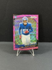 2025 Panini Prizm- Abdul Carter (RC) Pink Wave Prizm #394- New York Giants