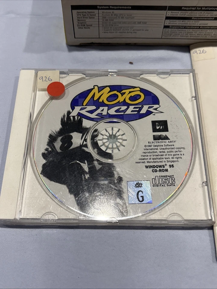 Moto Racer (PC CD) Big Box - Australian Classification - Image 4 of 4