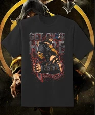 Mortal Kombat Scorpion Get Over Here! 80's Shirt Adult & Youth sizes! Fast Ship!