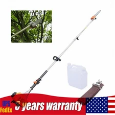 52CC 2 Stroke Chainsaw Pole Saw Pruner Pruning Saw Gas Powered Tree Trimmer