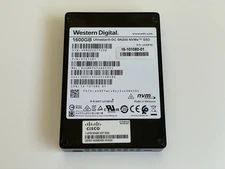 100% HEALTH WD Ultrastar DC SN200 1.6TB U.2 NVMe 2.5 SSD OTS1481 HUSMR7616BDP301