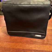 BOSE Sound Dock Travel Bag Carry Case Black Shoulder Strap Messenger Bag EUC