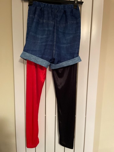 DC Harley Quinn Costume Fancy Dress World Book Day 10-12 Years plus magazine - Picture 8 of 9