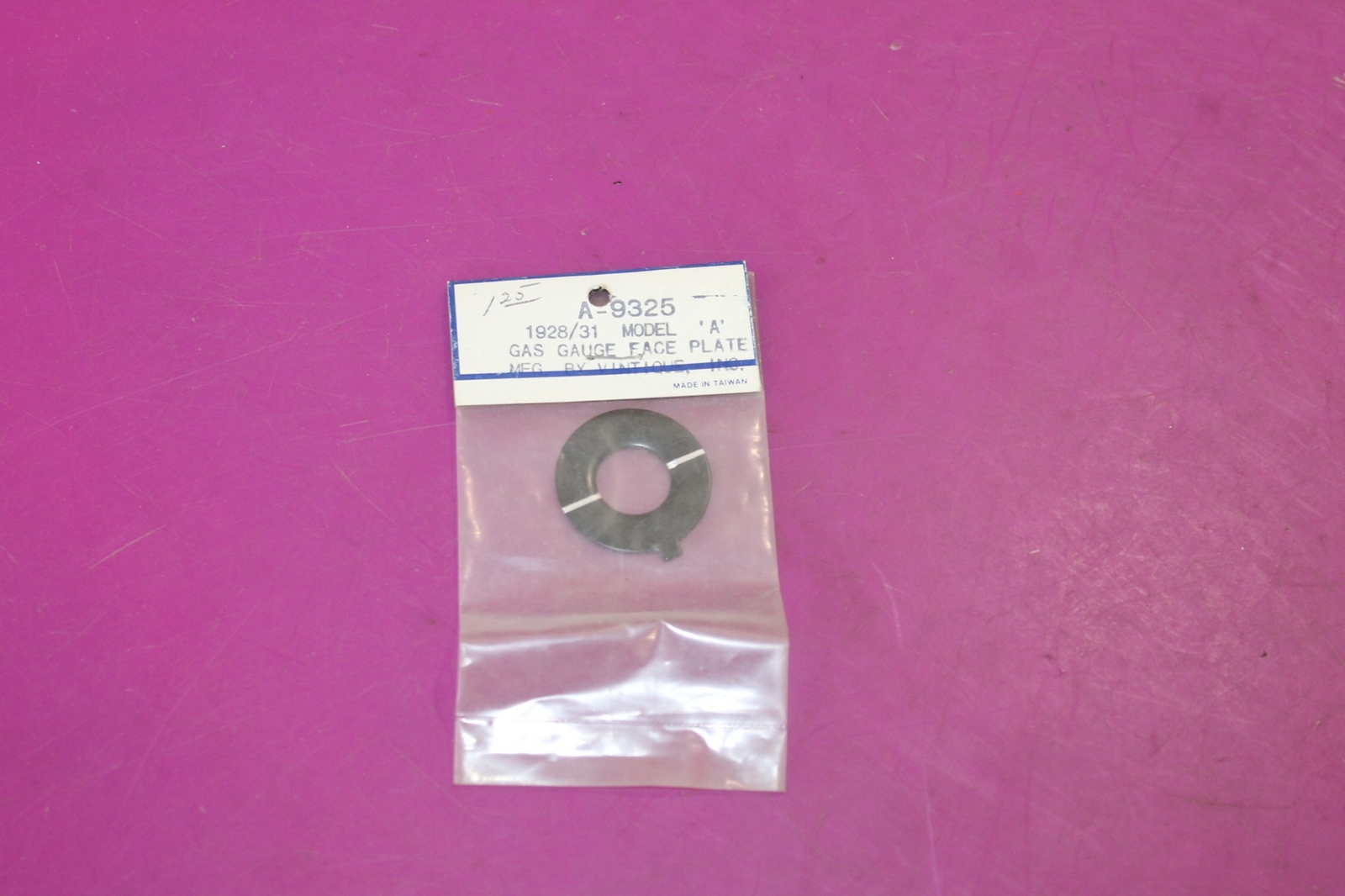 192831 Ford Model A Gas Gauge Face Plate. Part A9325. eBay