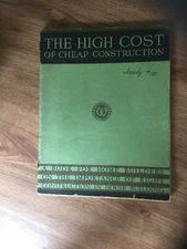 Vintage Weyerhaeuser Sales Co. Book The High Cost Of Cheap Construction