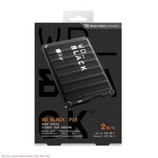 Western Digital BLACK P10 2TB External USB 3.2 Gen 1 Portable Hard Drive - Black