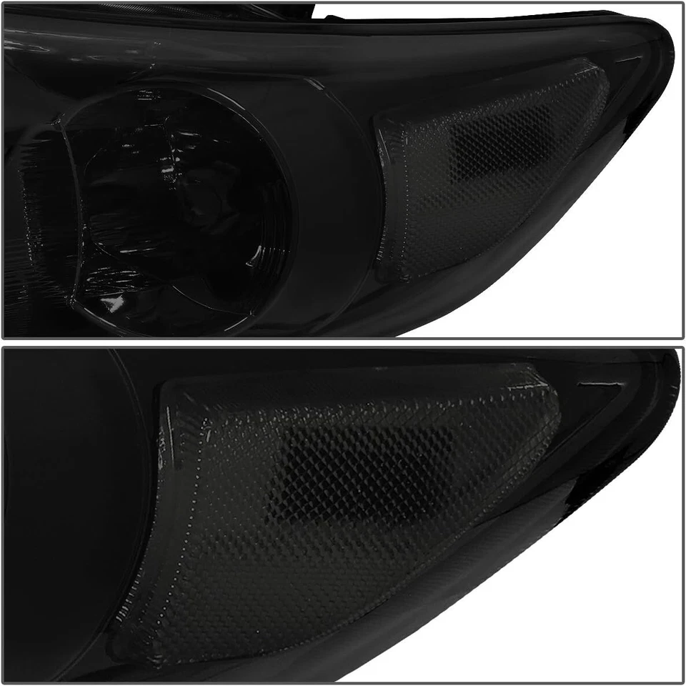 Se adapta a Toyota Corolla 2011-2013 lentes de humo faros luces izquierda+derecha 11-13 Foto 3 de 4