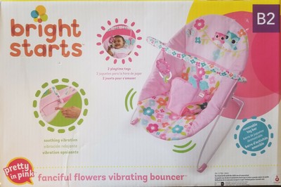 bright starts fanciful flowers vibrating bouncer