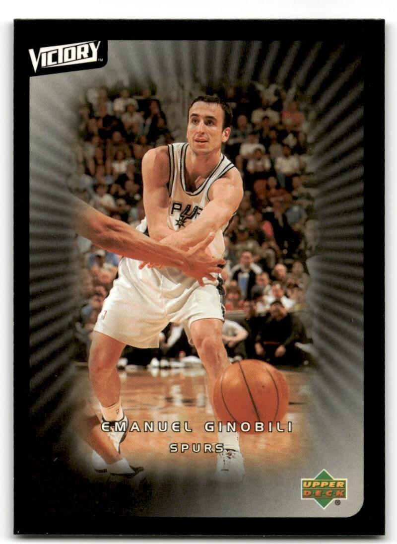 その他 UD Sweet Shot Emanuel Ginobili auto Manu Ginobili Basketball Autographed Sports Trading Cards