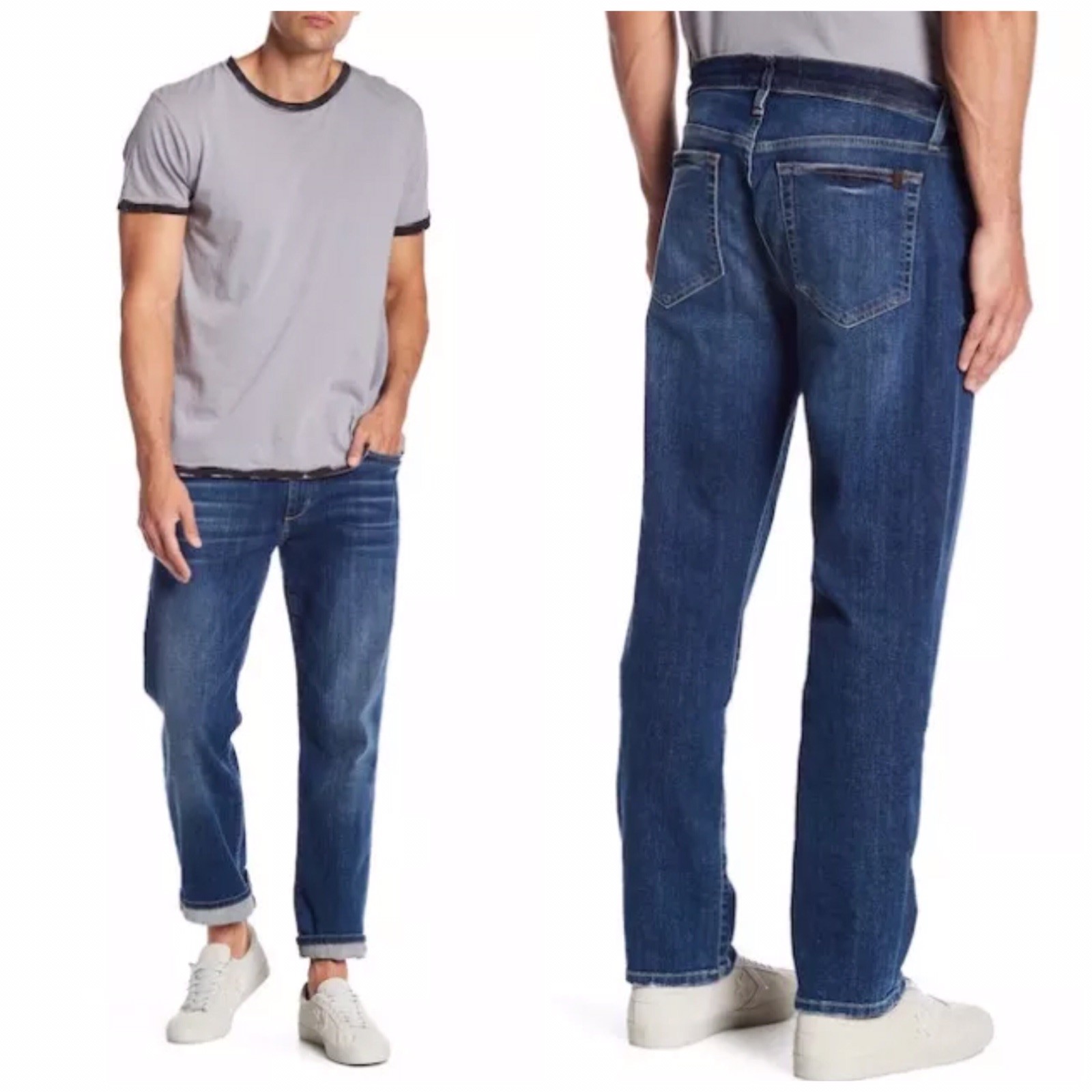 FILA Jeans Joe's Savile Row jeans slim gamba dritta blu Conrad taglia 40 x 34 nuovi con etichette $172