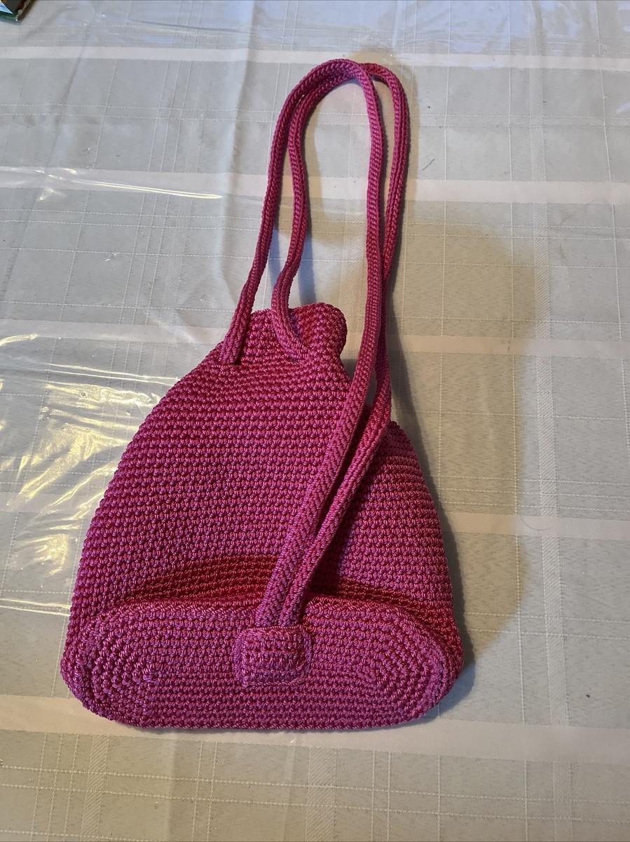 The SAC Mini Crochet Drawstring Backpack | eBay