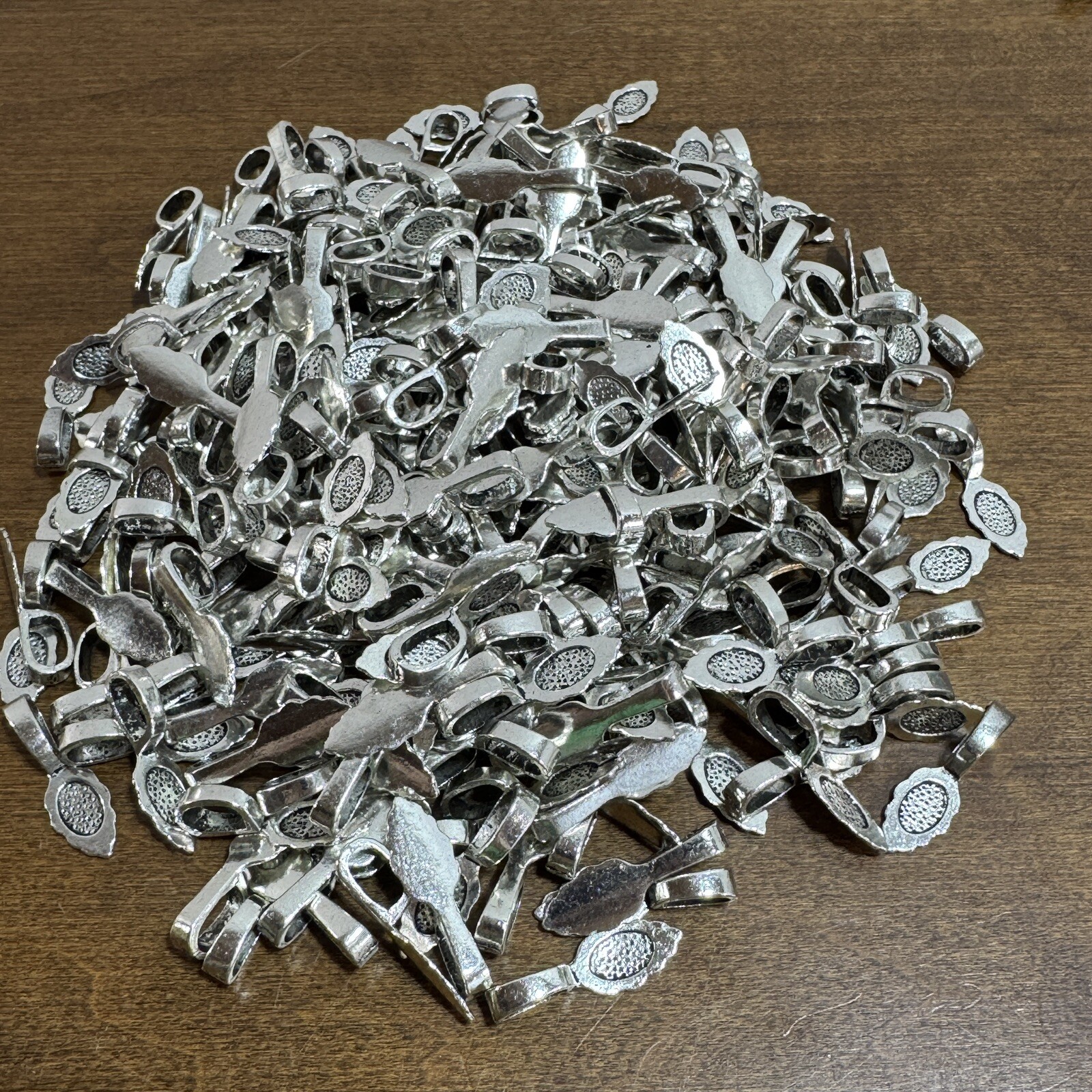 642 Bails Aanraku Silver-Plated Leaf 292 Large 300 Small 50 Bronze Craft Supply