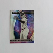 2021 Chronicles Titan Hyper Prizm Gleyber Torres  #D 001/299   FIRST ONE MADE !!