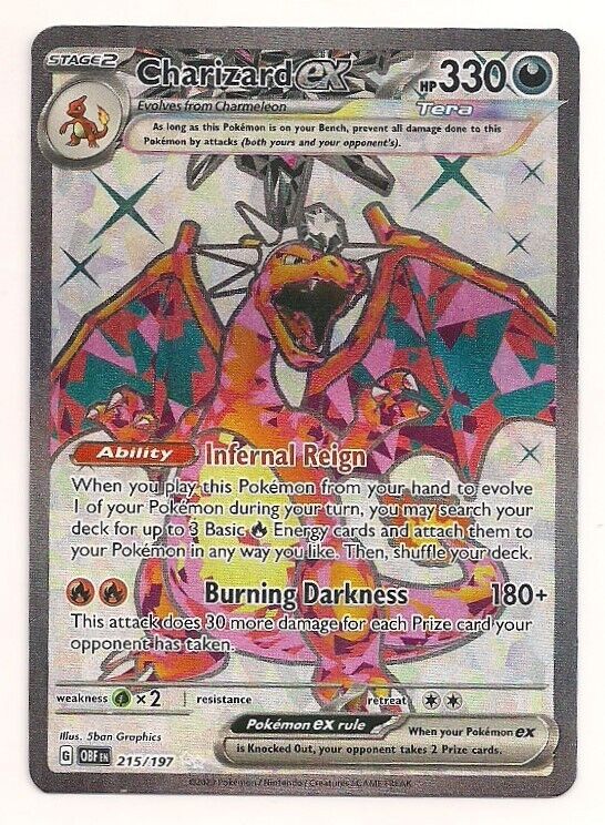 Charizard ex (215/197), Busca de Cards