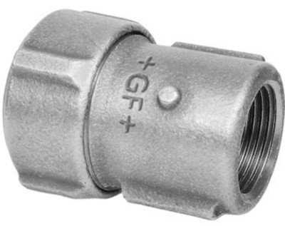 +GF+ PRIMOFIT 1'' x RP 1'' BSP Innengewinde Gas Kompressionsadapter. 775212053