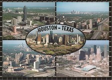 Houston Astros Minute Maid Park Stadium, Astrodome and Summit Arena 5x7 Postcard