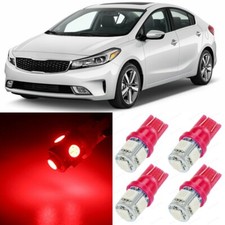 10 x Ultra RED Interior LED Lights Package For 2010 - 2019 Kia Forte +TOOL