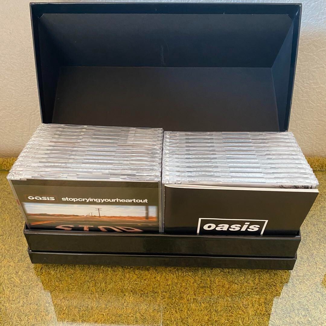 OASIS COMPLETE SINGLES COLLECTION 1994-2005 25 CD JAPAN BOX OASIS COMPLETE SINGLES COLLECTION 1994-2005 25 CD JAPAN BOX