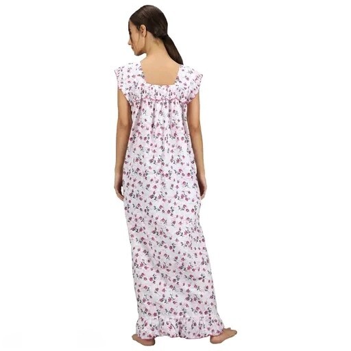 chinese dress ladies Indian Cotton Women's Maxi Night Dress 2-PC Set  Marika Textiles at 630